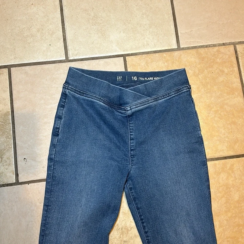 Gap‎ Kids girls 70s flare high rise size16